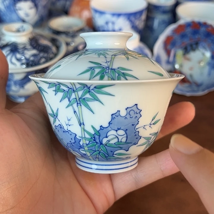 瓷片景德镇全手工手绘陶瓷