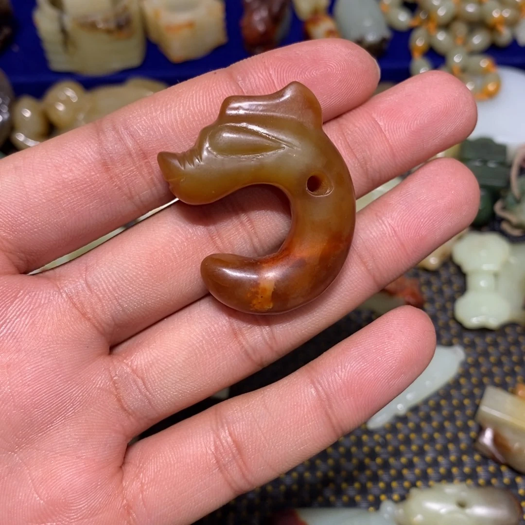 和田玉（糖玉）挂件未镶嵌西*