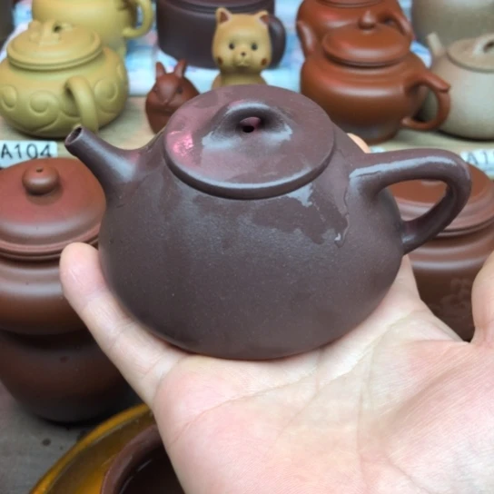 茶壶紫砂紫泥子冶170豪升左右