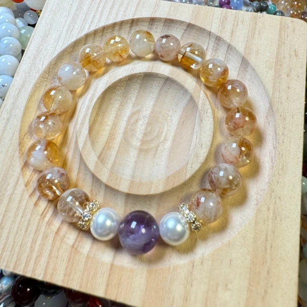 暴力黄塔晶设计款手串