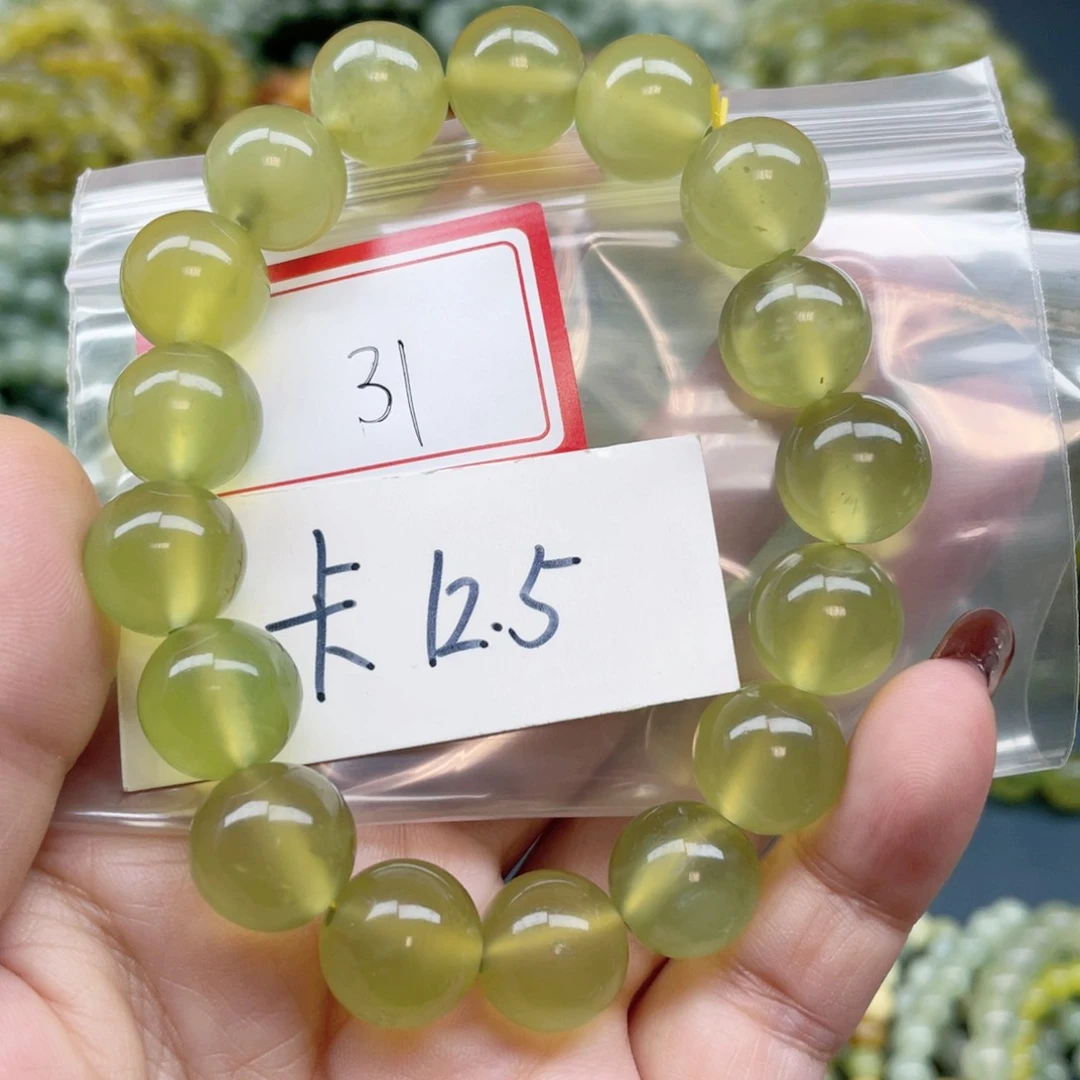 未镶嵌蛇纹石玉手串