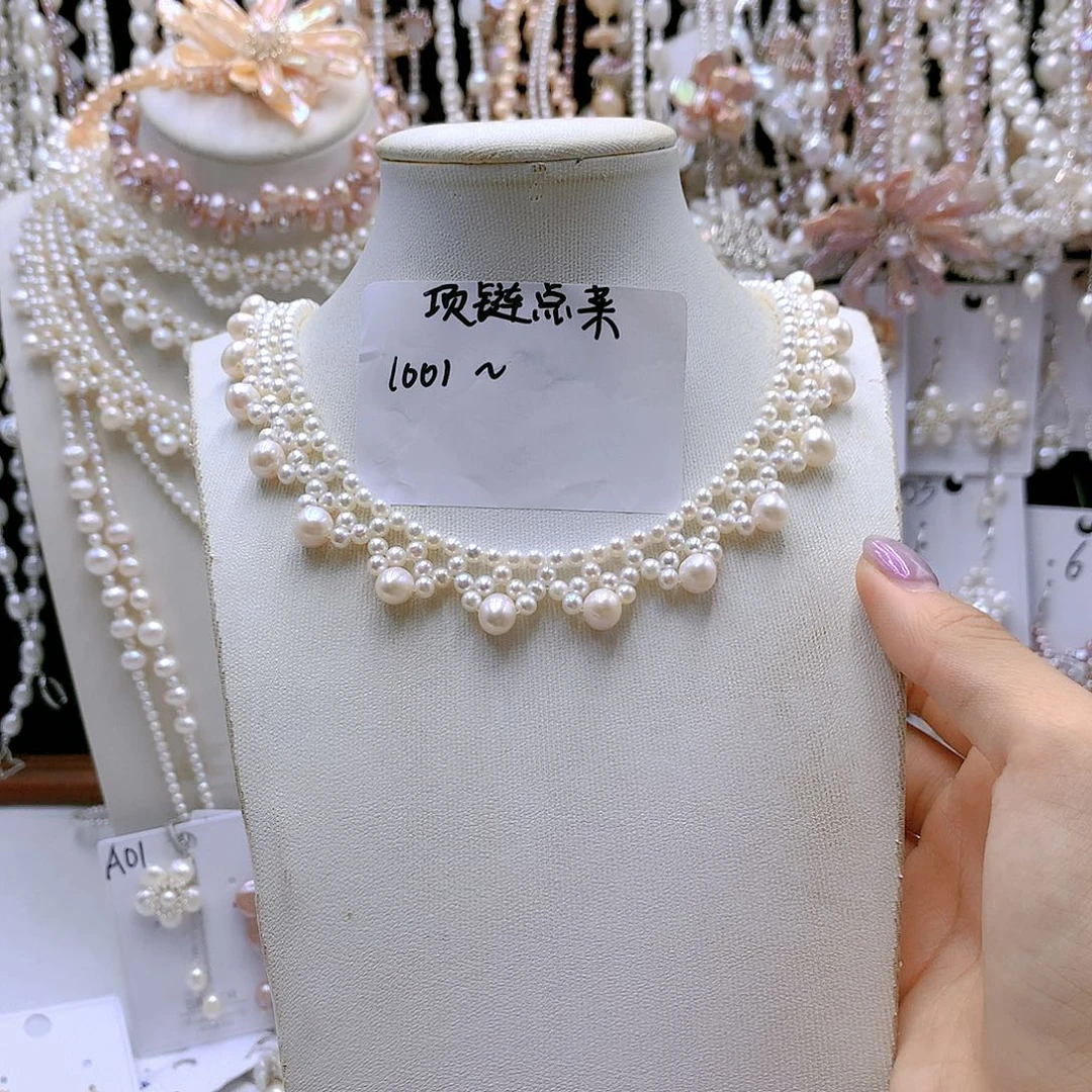 银S925镶嵌耳饰淡水珍珠