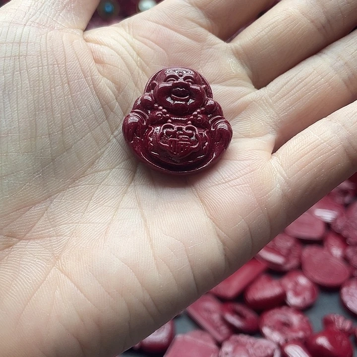 天然辰砂朱砂吊坠