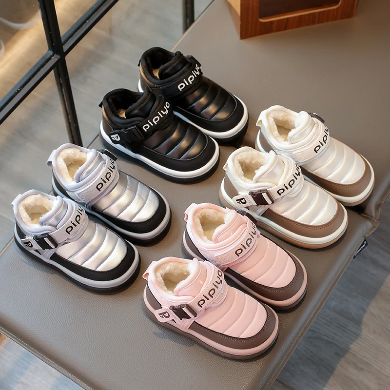 冬季大棉加绒加厚保暖儿童鞋子魔术贴防滑舒适童鞋822