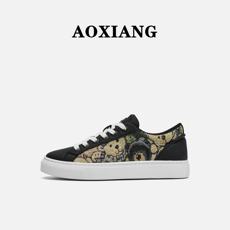 奥象男鞋2025冬季新款滑板鞋男款潮流百搭厚底运动男士休闲男鞋子