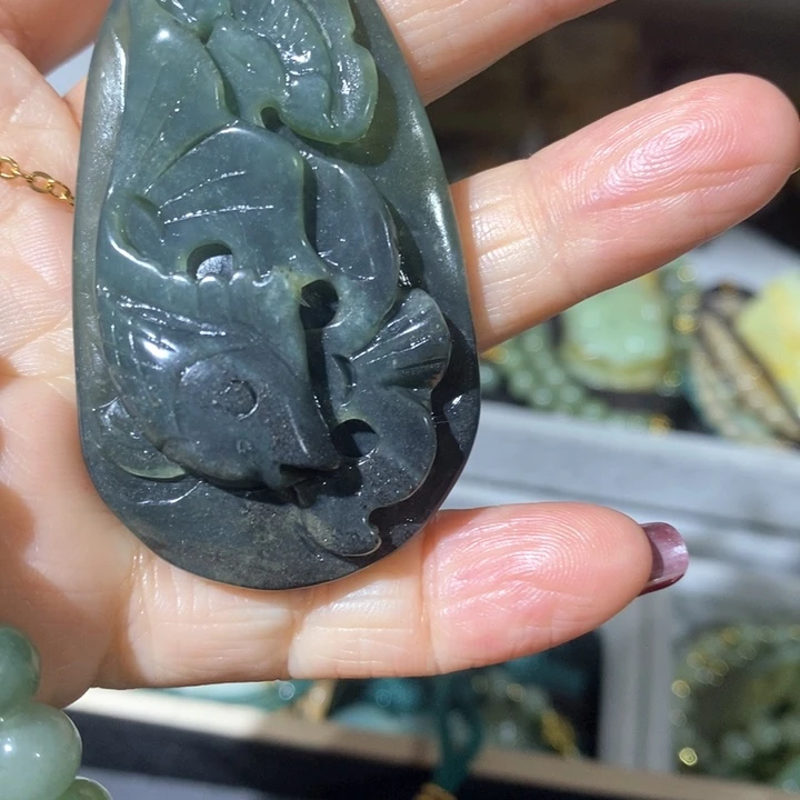 岫玉毛衣链未镶嵌