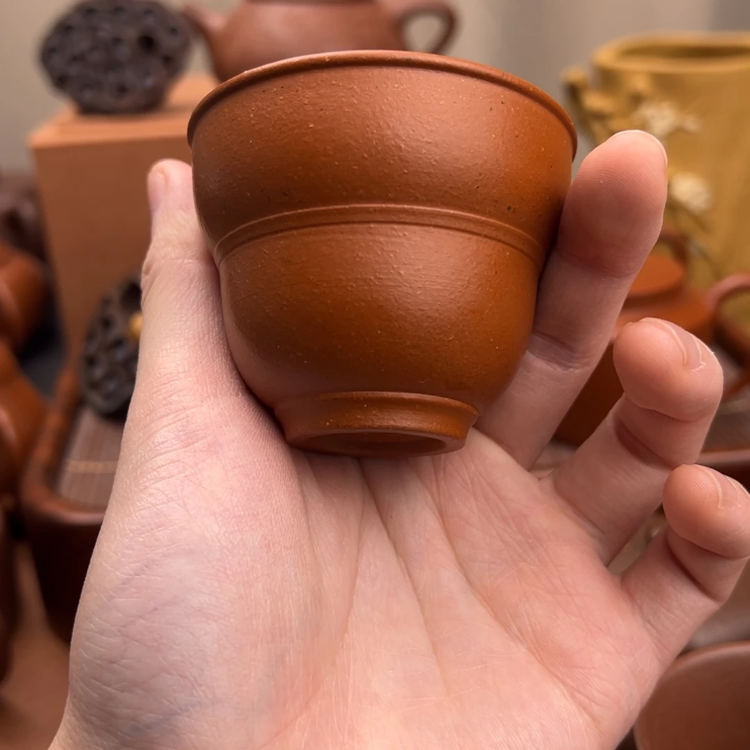 茶壶紫砂葫芦杯 降坡泥 60cc