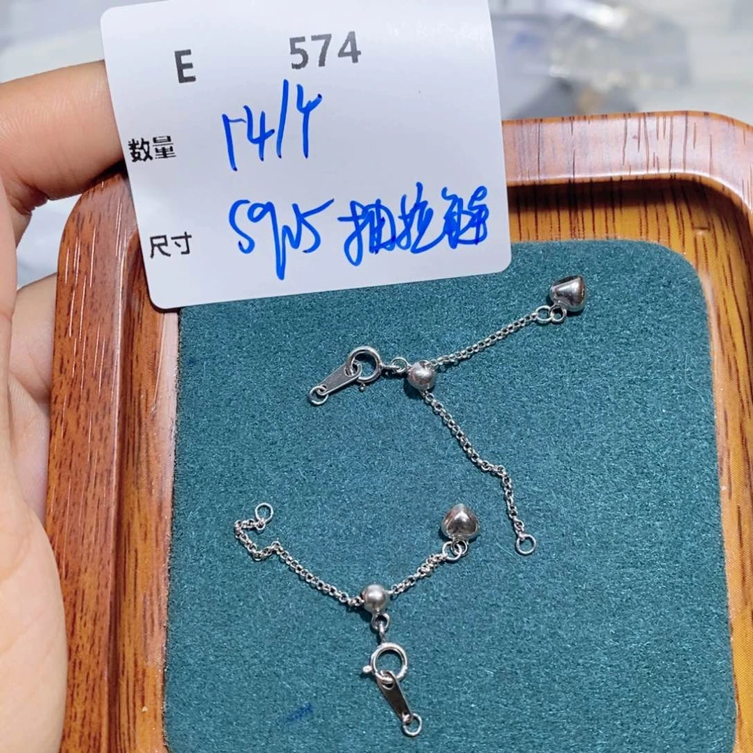银S925镶嵌颈饰水晶E574