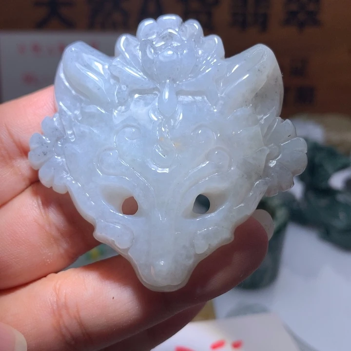 翡翠未镶嵌颈饰保真天然A货翡翠