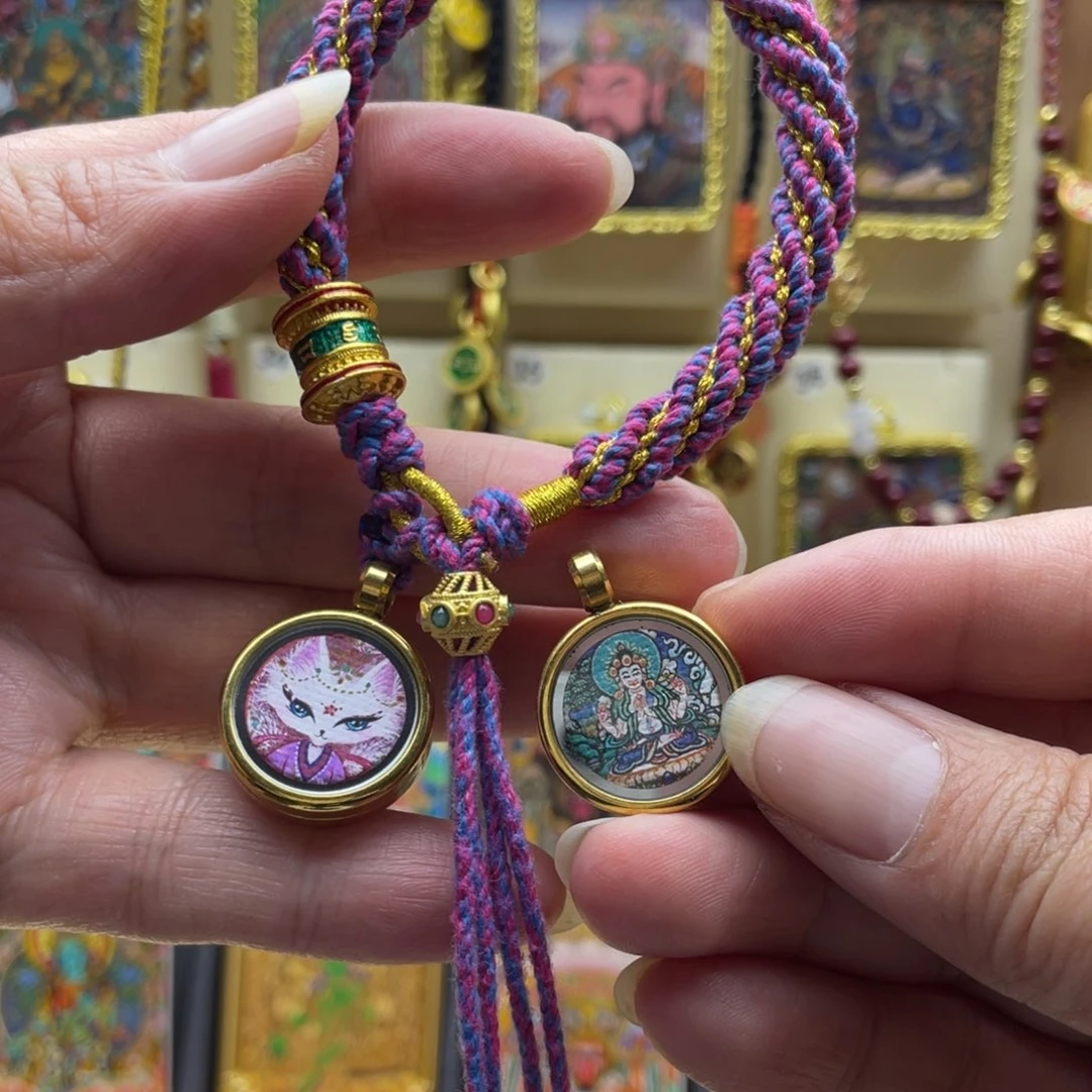 吊坠烁*：唐卡一步到位后又在其