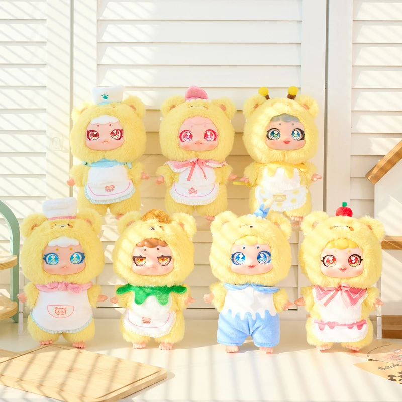 西西小熊烘焙坊挂件盲盒潮玩毛绒手办书包装饰小礼品