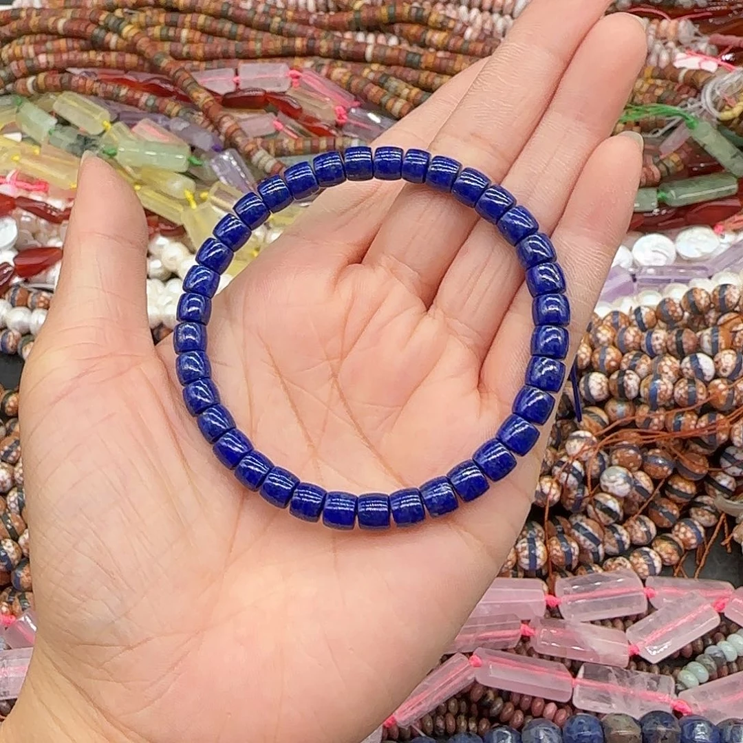 合金玛瑙/玉髓珠宝半成品青金6mm单圈拍两69发一条