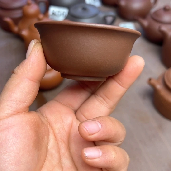 紫砂茶壶紫泥60cc拍一发二