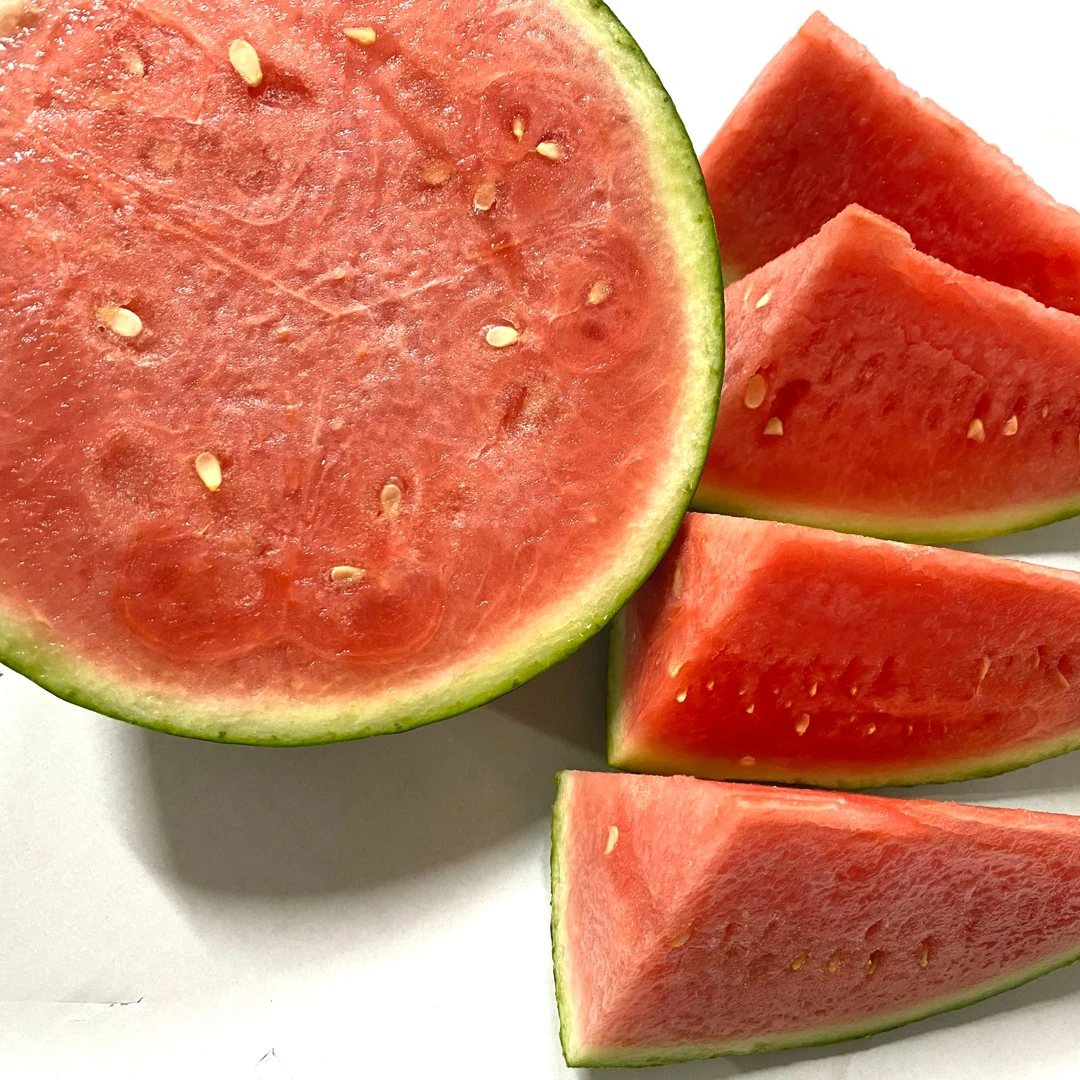 西瓜 脆甜多汁 口感好 很甜 2个装9斤左右 深圳当日达