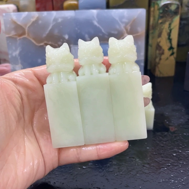 小***廋青田石混合各种石