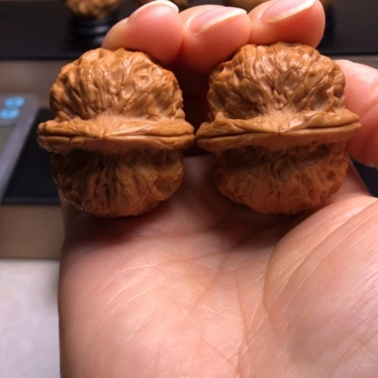 文玩核桃把件粗筋铁地雷33
