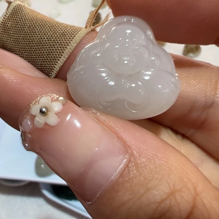 和田玉未镶嵌吊坠(不含链)