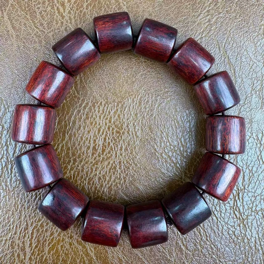 江山文玩阁清货链接（无礼盒）小叶紫檀桶珠@@YS975