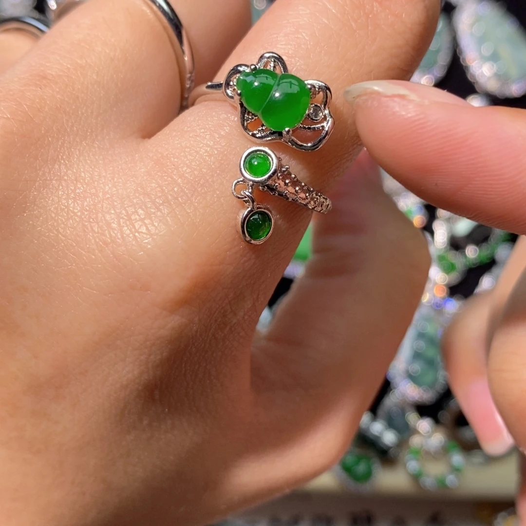 翡翠未镶嵌颈饰天然