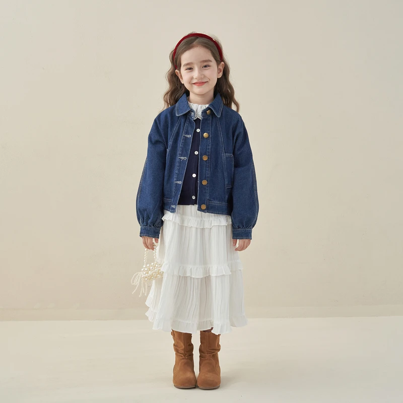 【拍一发三】女童牛仔外套LF5028