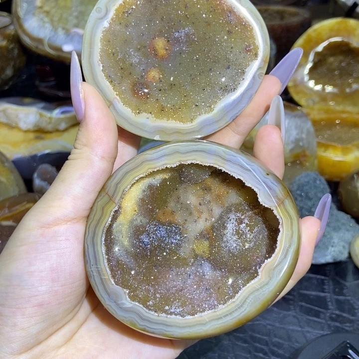未镶嵌珠宝半成品水晶聚宝盆