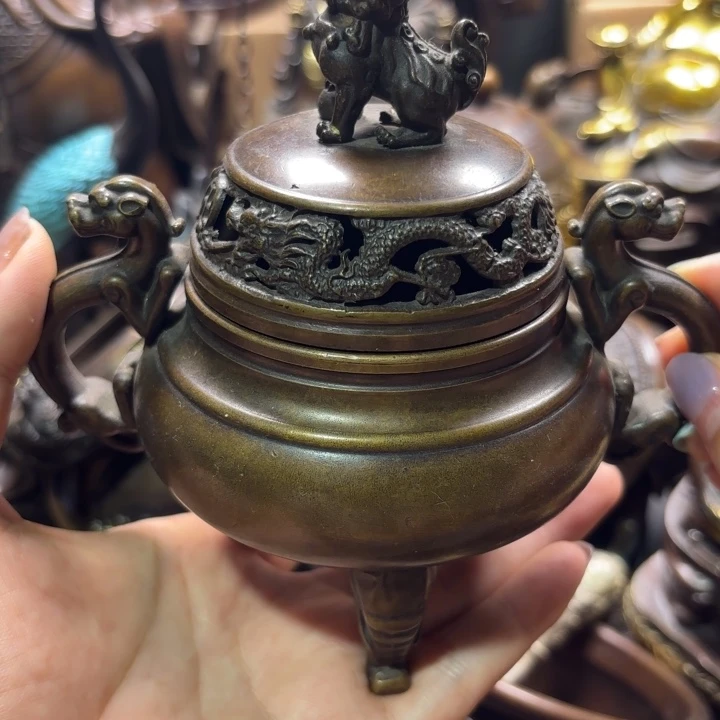 铜器摆件收收藏藏