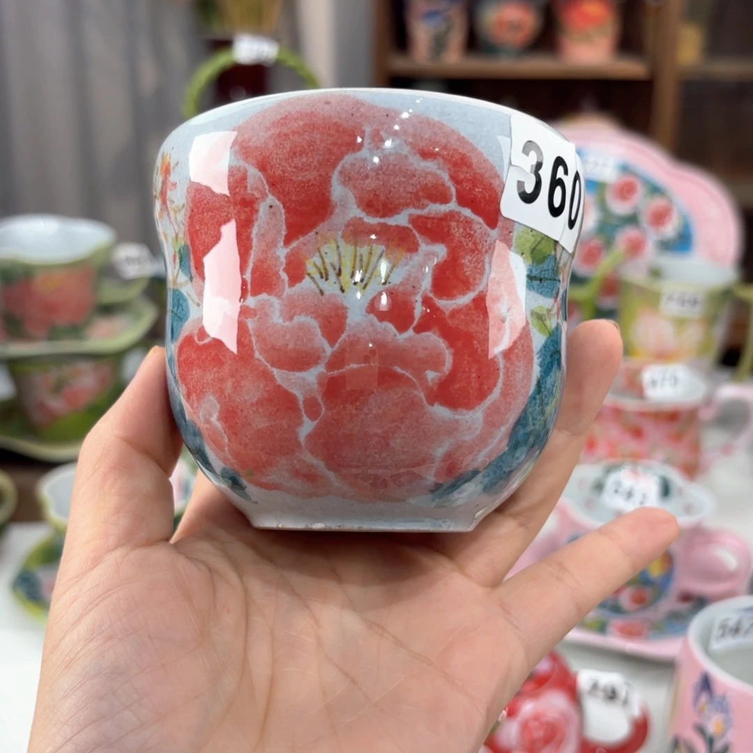 景德镇手绘高温釉下彩陶瓷茶具