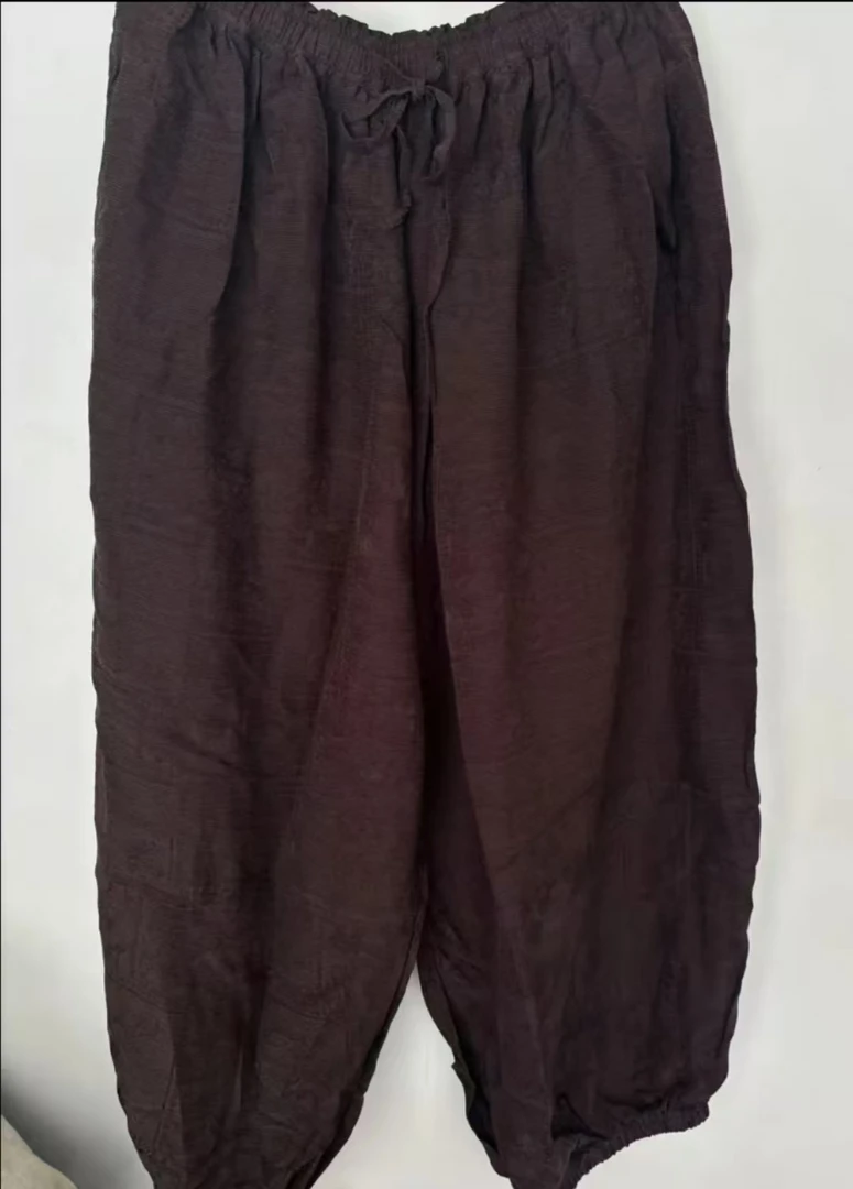 衣介分享 古蘭木 -休闲复古 时尚百搭 桑蚕丝 【裤子】3663