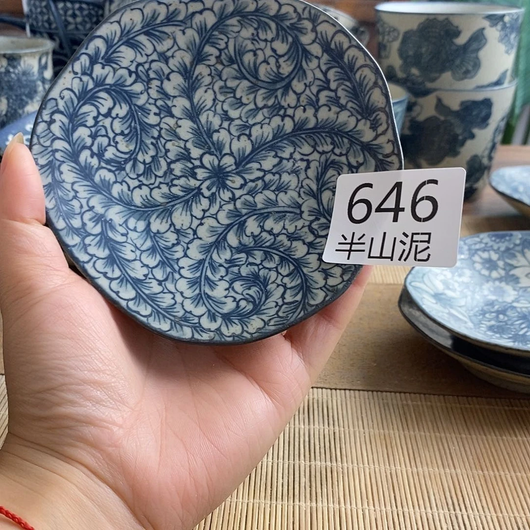 手工手绘青花高温陶瓷