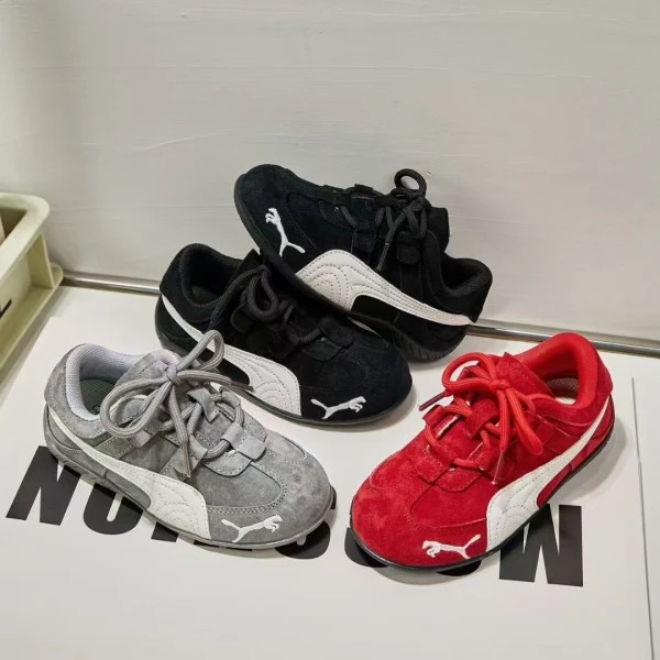 儿童2025秋季新款童鞋女童时尚百搭休闲鞋男童德训鞋潮流运动童鞋