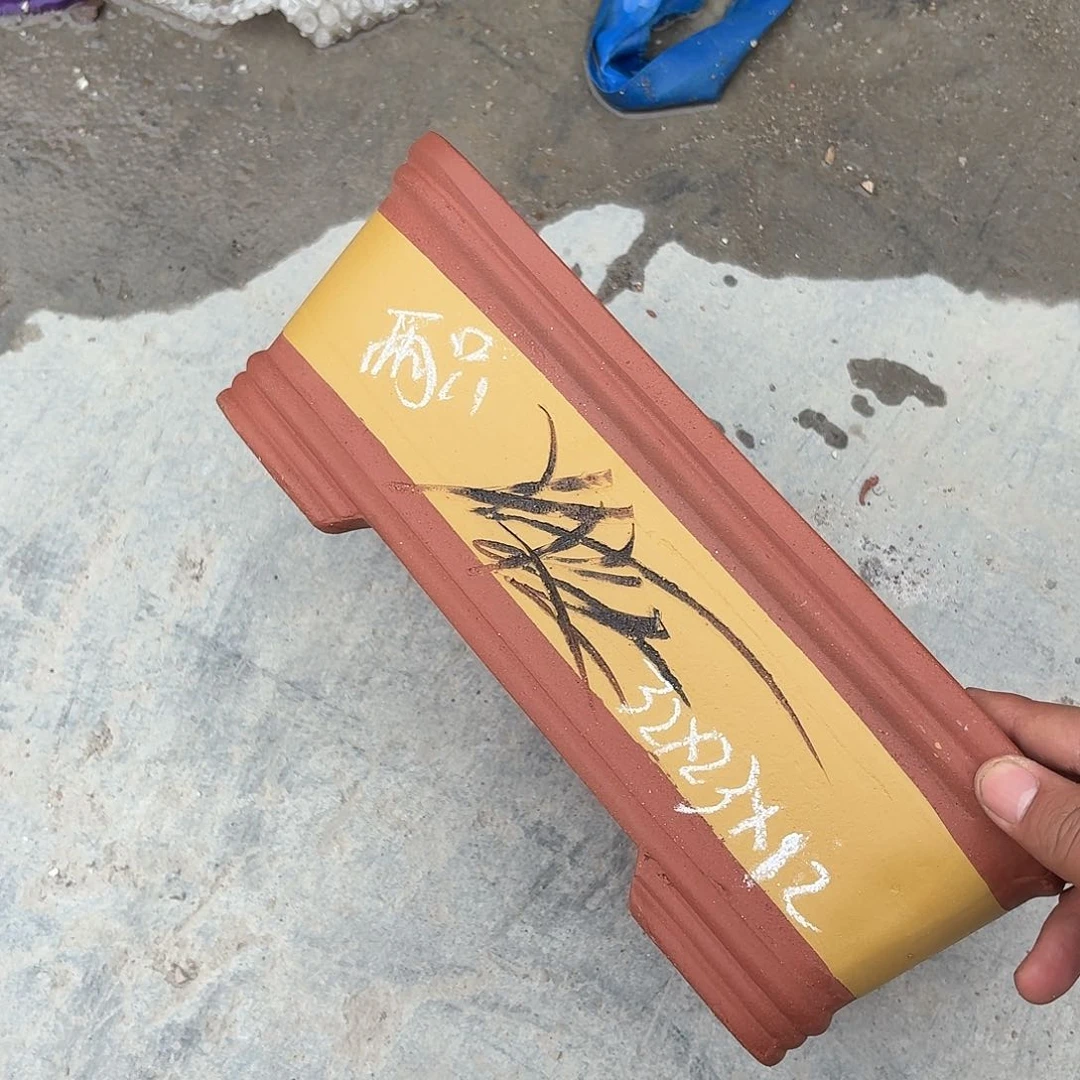 宜兴紫砂花盆，现货发