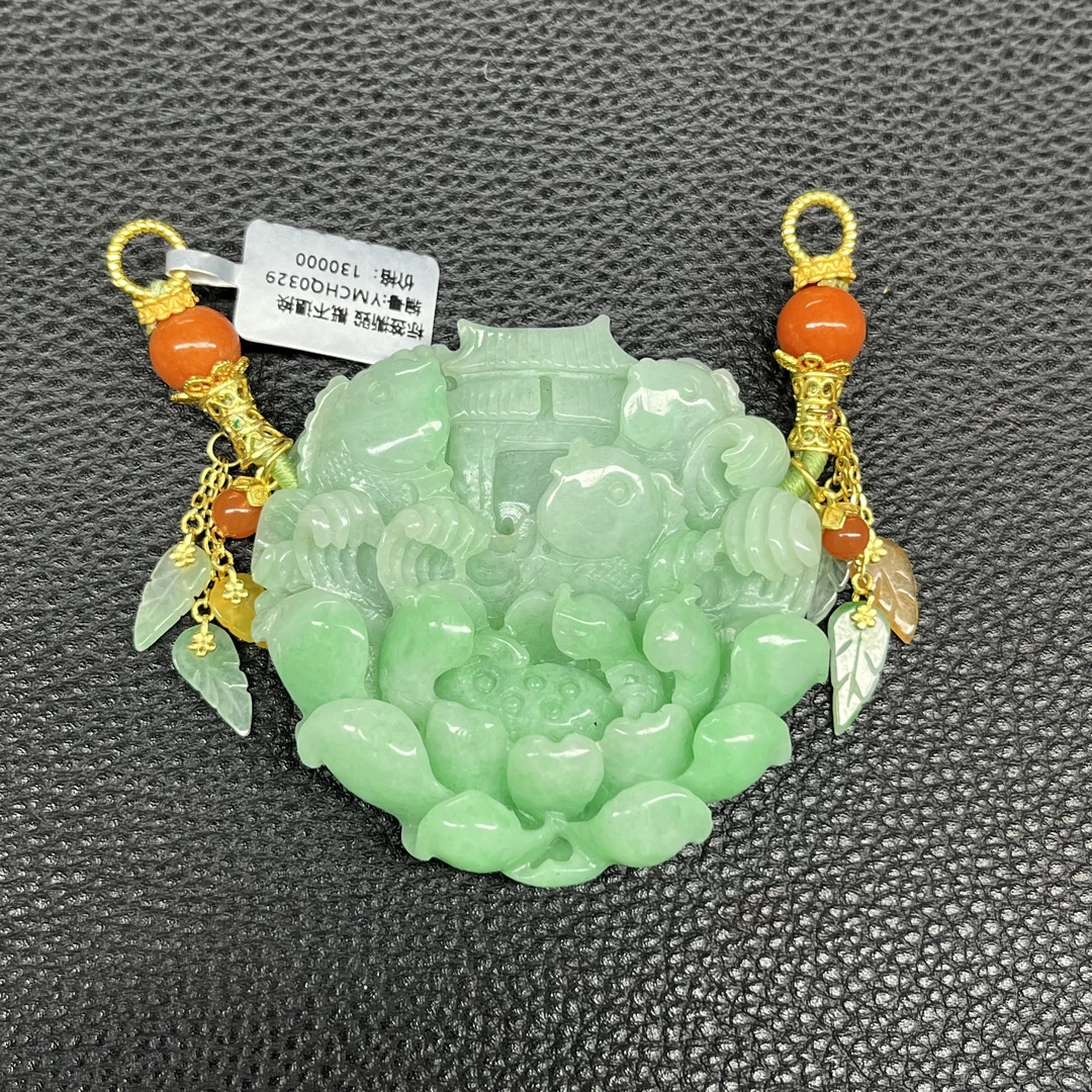国风翡翠吊坠YMZHQ0329