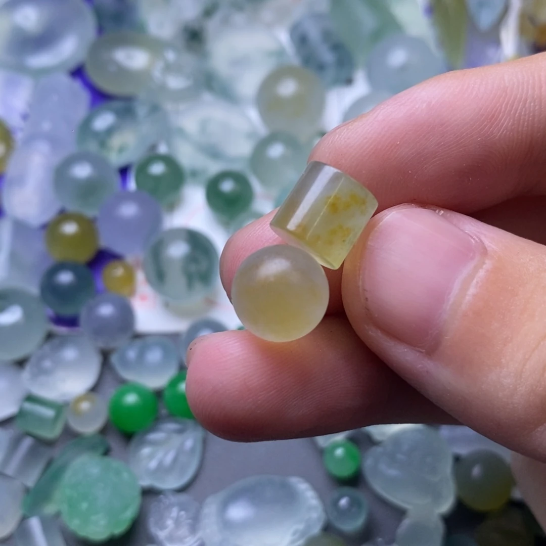 定制翡翠未镶嵌百**欢珠子