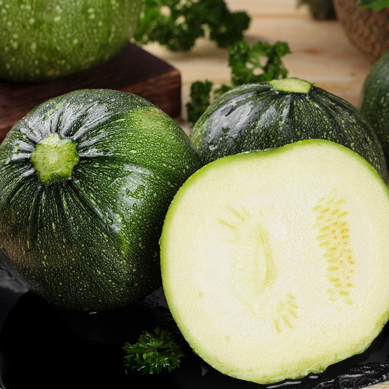 云南新鲜小圆南瓜3/5斤饱满圆润皮薄肉厚色泽翠绿