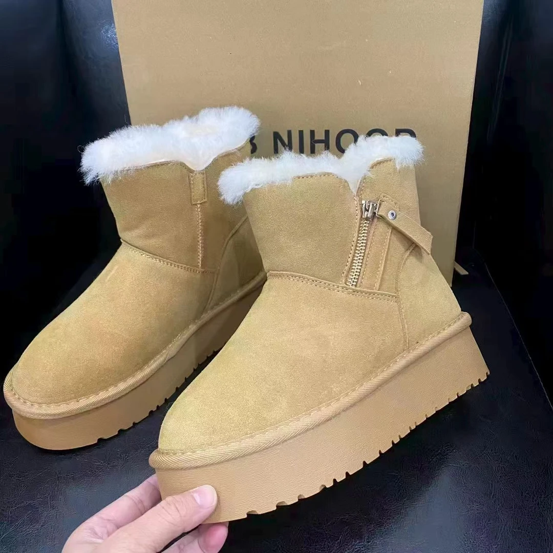 【R】超暖一脚蹬雪地靴