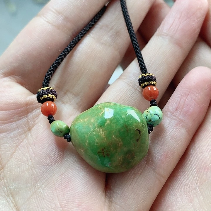 未镶嵌绿松石珠宝奇石