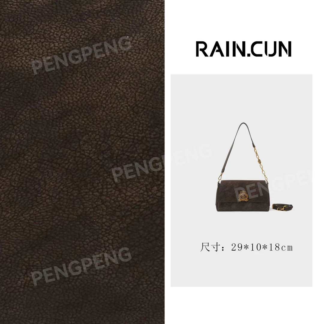 RAIN.CUN BF-66667-咖啡色 轻奢女士时尚通勤小众百搭斜挎包