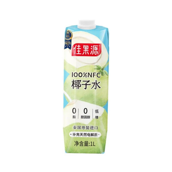 佳果源 100%NFC椰子水1L*6