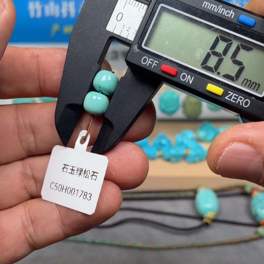 绿松石未镶嵌颈饰