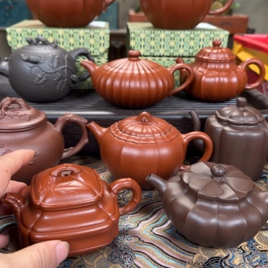 紫砂茶壶星*宜兴紫砂焐灰竹鼓