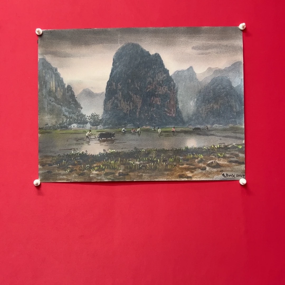 用***7国画黄超成精品2.5平尺