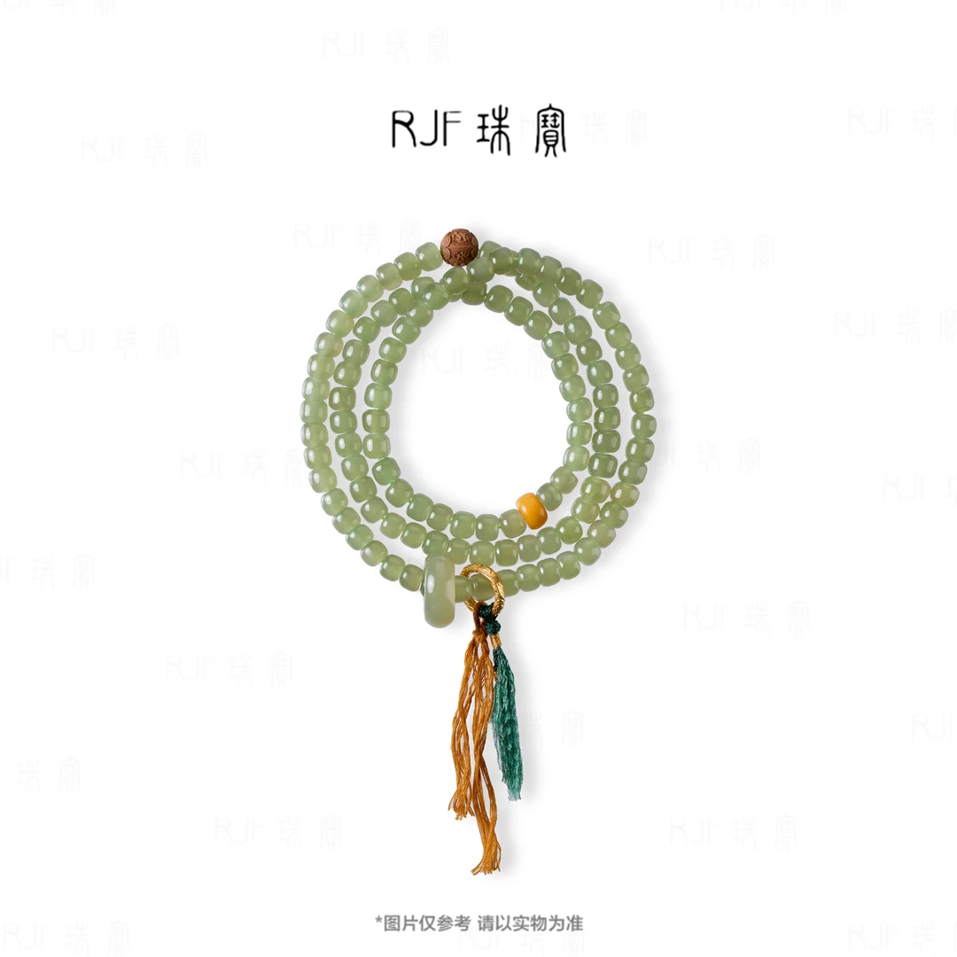 RJF【青悠】和田玉两戴款毛衣链/手链多圈叠戴女款礼物
