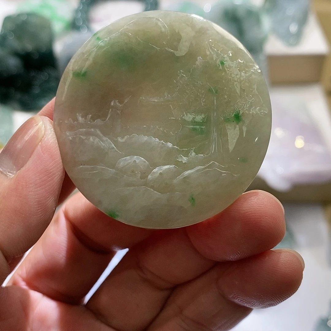 【闪购商品】翡翠颈饰未镶嵌1111111111