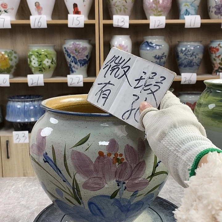 缸13xc景德镇陶瓷花盆