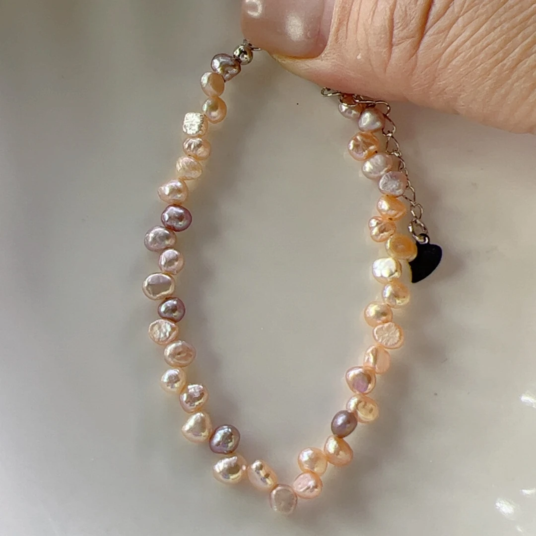 手链淡水珍珠合金