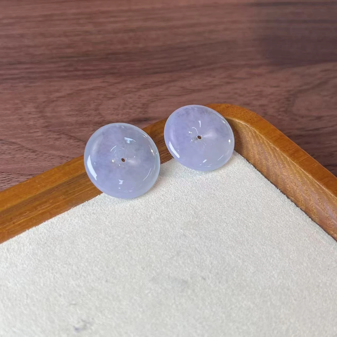 【睿泽鉴宝】翡翠平安扣吊坠多样性发一 23*4 KS0100005