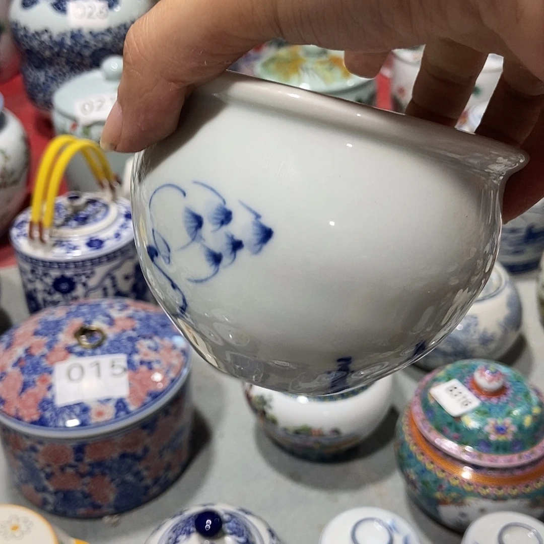 华***丽瓷片景德镇陶瓷一个