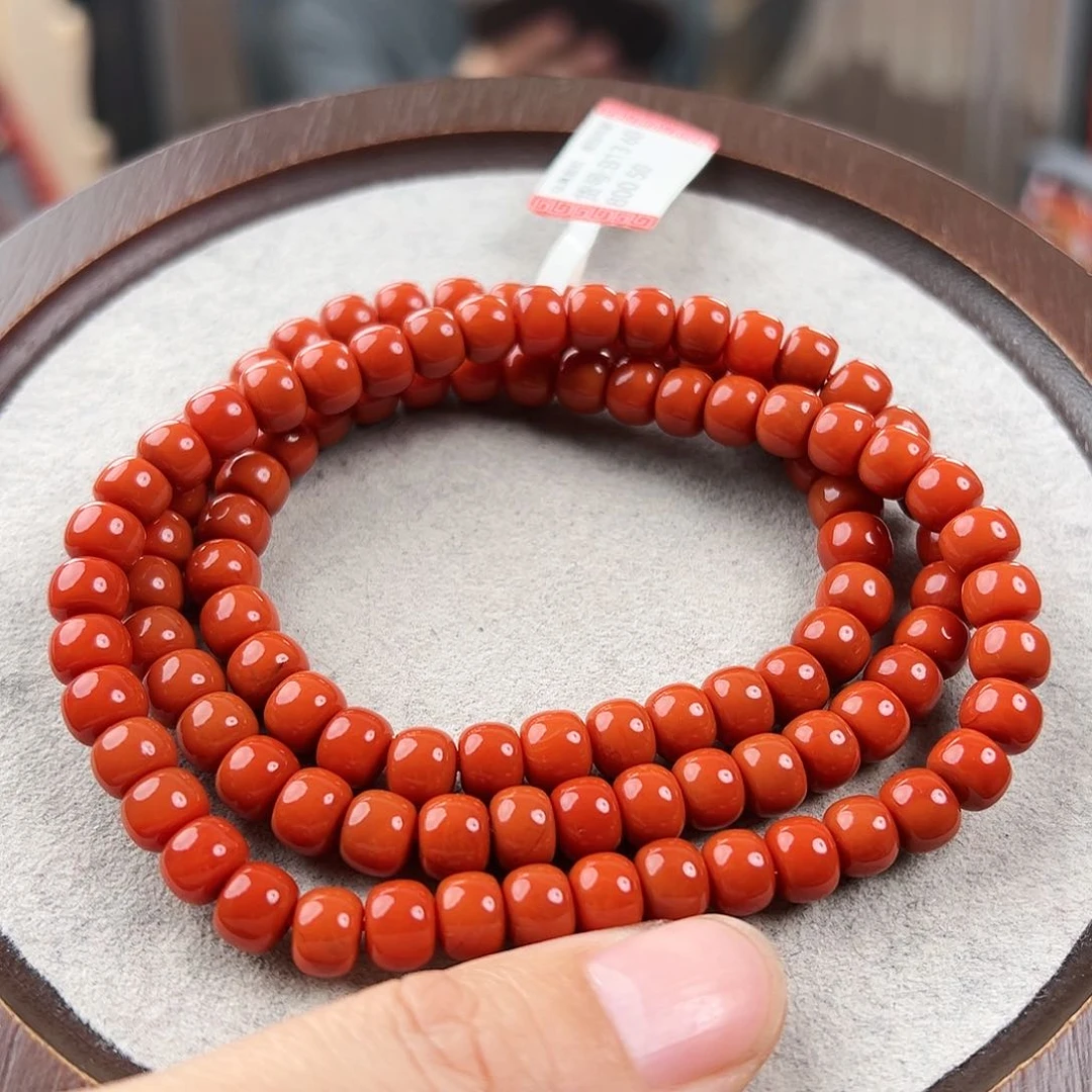 南红玛瑙手串未镶嵌