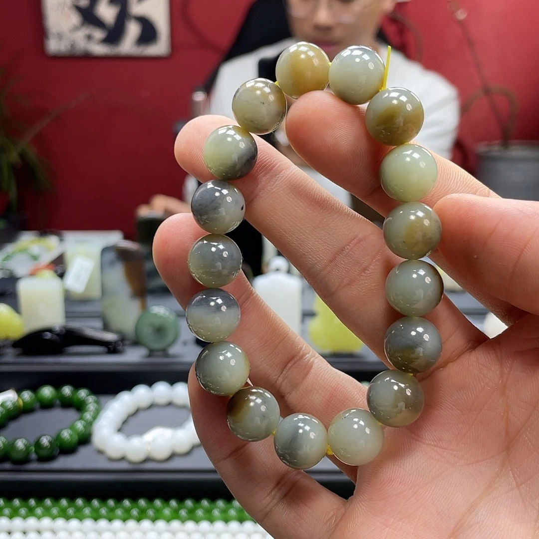 和田玉未镶嵌手链