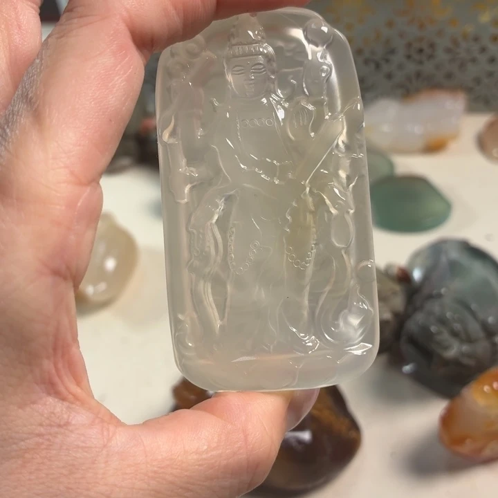 玛瑙/玉髓未镶嵌吊坠(不含链)